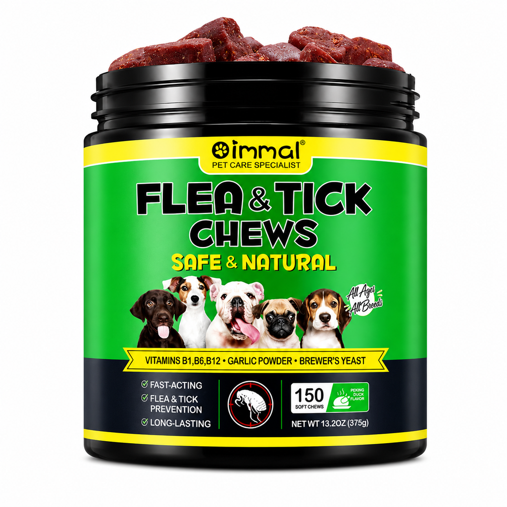 Oimmal Flea and Tick Dog Chews (150) - Peking Duck Flavour