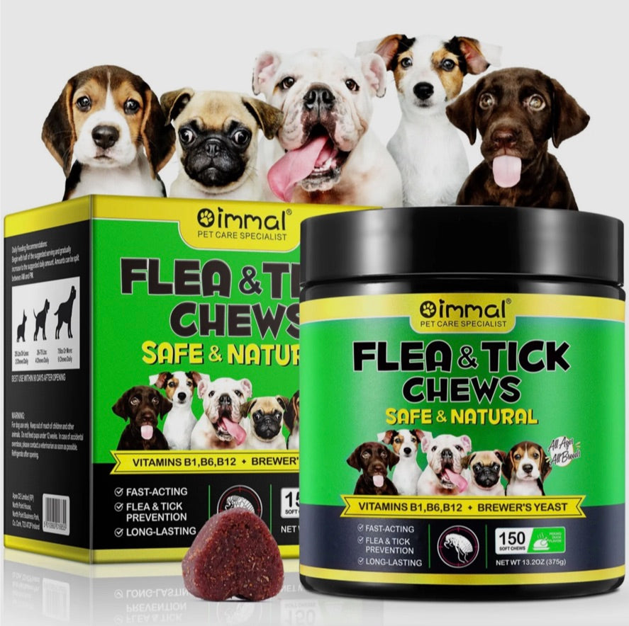 Oimmal Flea and Tick Dog Chews (150) - Peking Duck Flavour