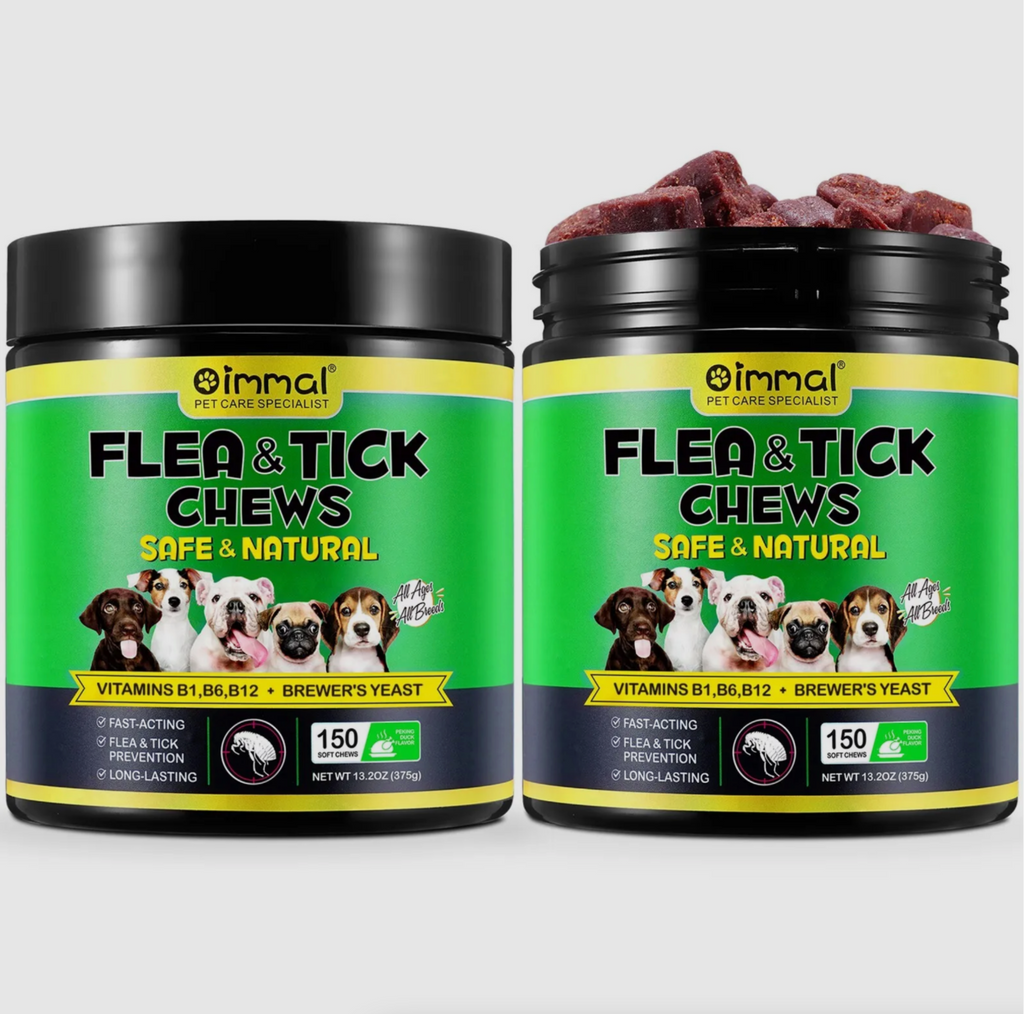 Oimmal Flea and Tick Dog Chews (150) - Peking Duck Flavour