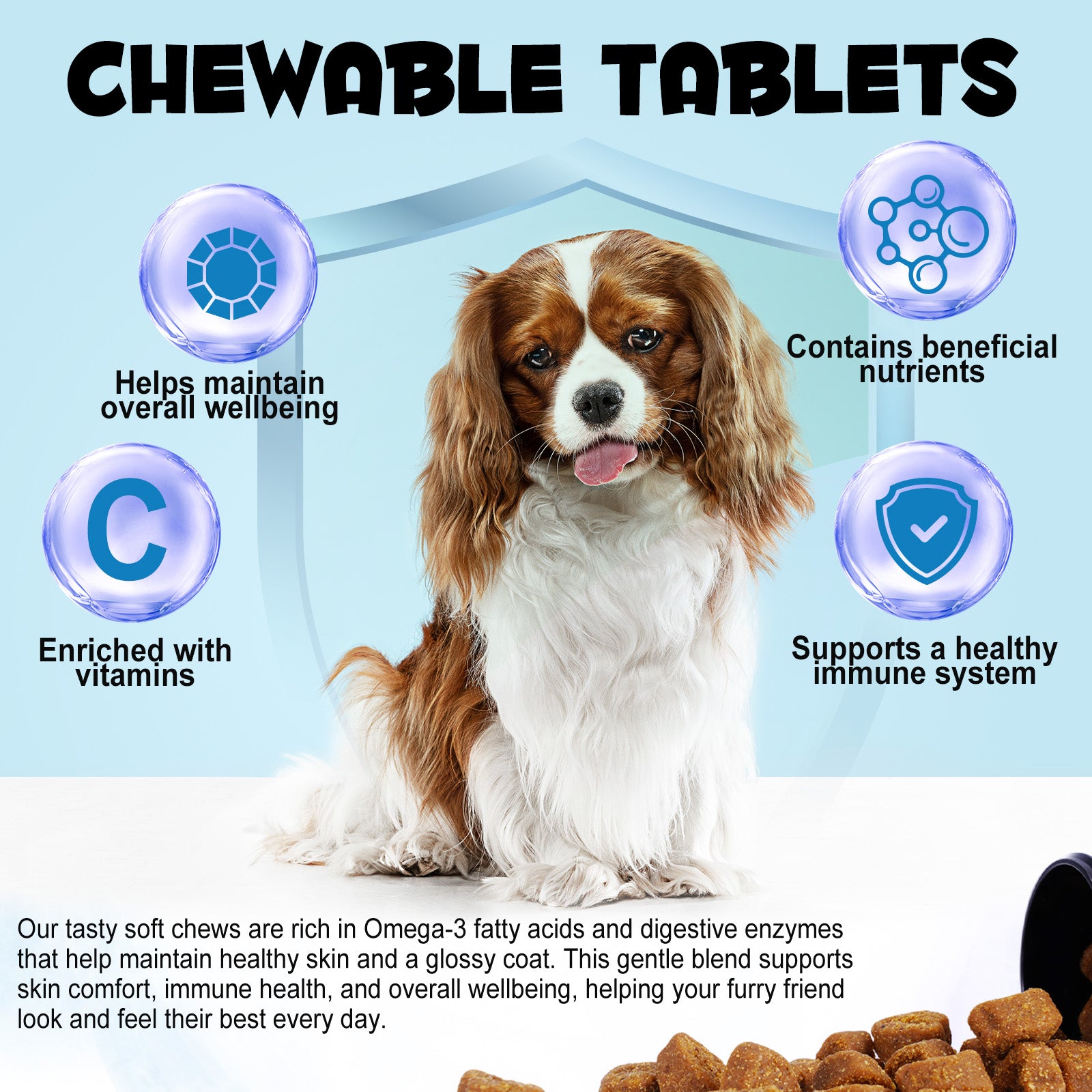 Oimmal Itch & Immune Dog Chews (150) - Pecking Duck Flavour
