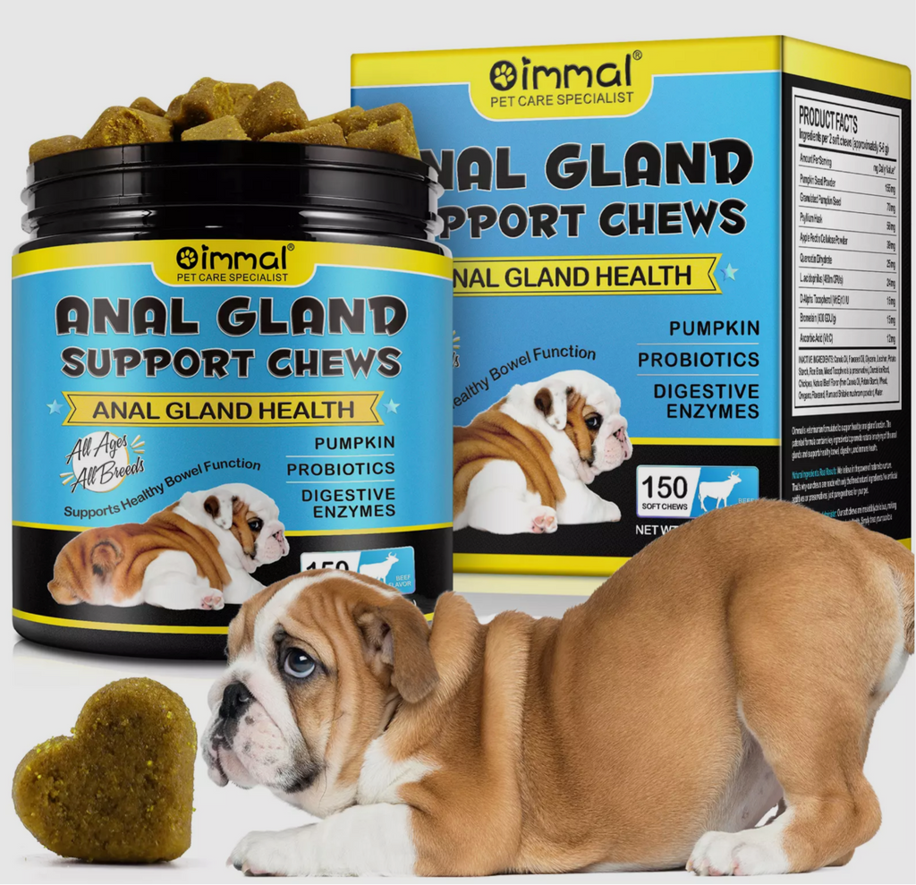 Oimmal Anal Gland Dog Chews (150) - Beef Flavour